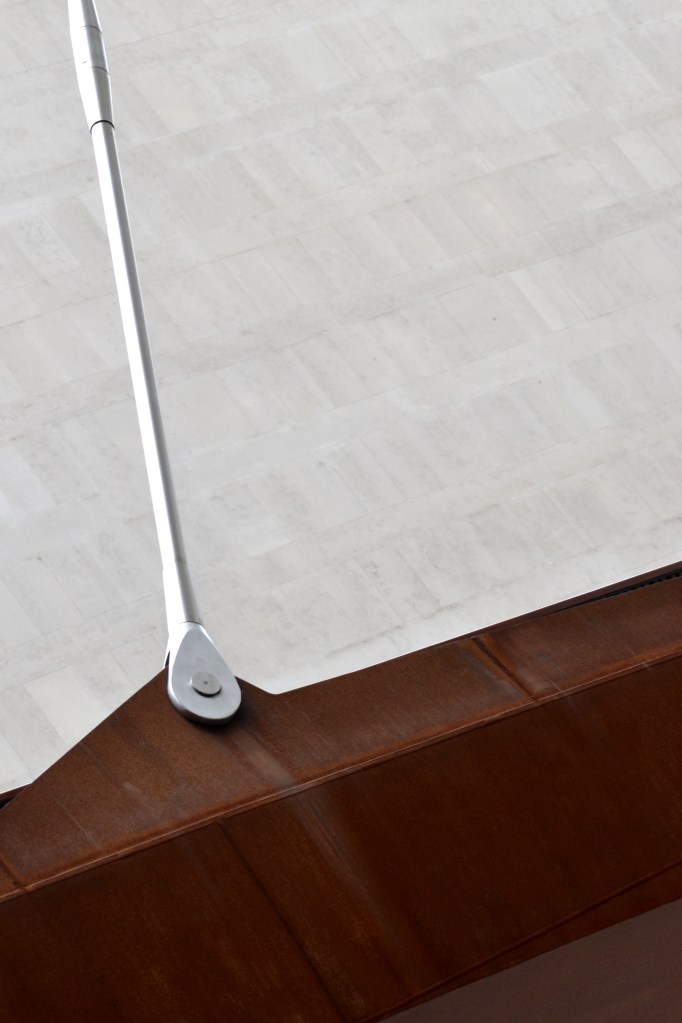 Rusted section of City of London Pedway Scheme