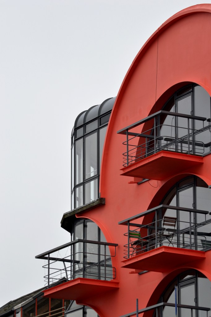 Red building in Bermondsey